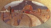 Grant Wood Farm View oil painting picture wholesale